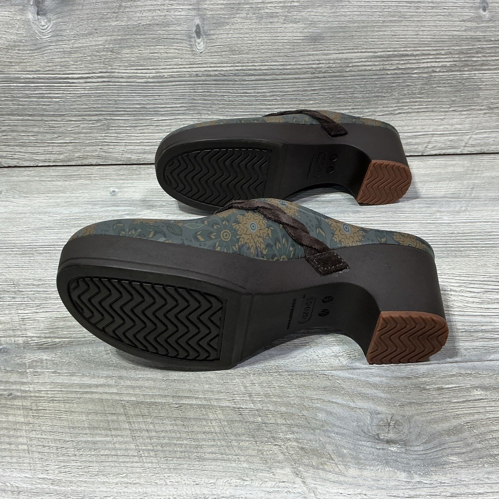 CROCS Womens Sarah Crosslite Floral Dual Comfort Heel Clogs Mules 203764 Size 8 - Picture 12 of 12